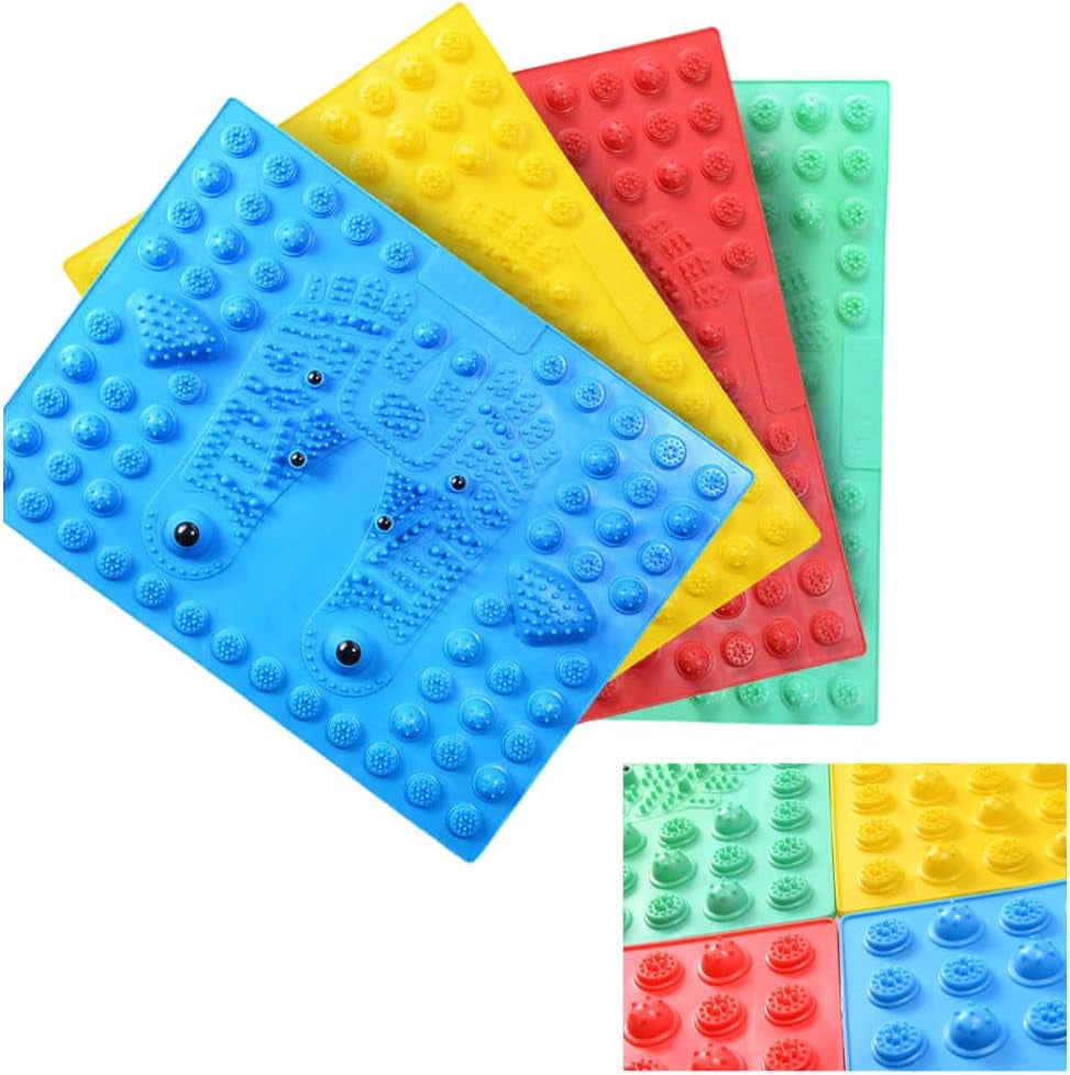 Foot Massage Mat Pad, Acupressure Mat for Feet, Foot Reflexology Massager for Women and Men, Anti-Slip Mat for Heel and Arch Pain (Green)