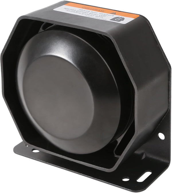 JAMTOM Compact High-Performance PA Siren Horn, 200W/8 Ohms Ultra Slim Sirens Speaker for Police, Ambulance, Engineer Vehicles (Capable with Any 100-200 Watt Siren System)