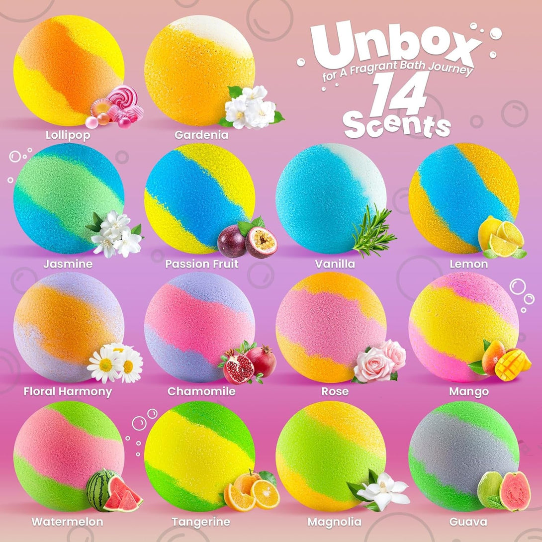 Bath Bombs for Kids with Surprise inside – 28 Fun Fizzy Bath Bombs with Land & Sea Animal Toys, Kid-Friendly & Non-Toxic, Handmade Birthday Party Favors & Summer Gifts for Girls and Boys
