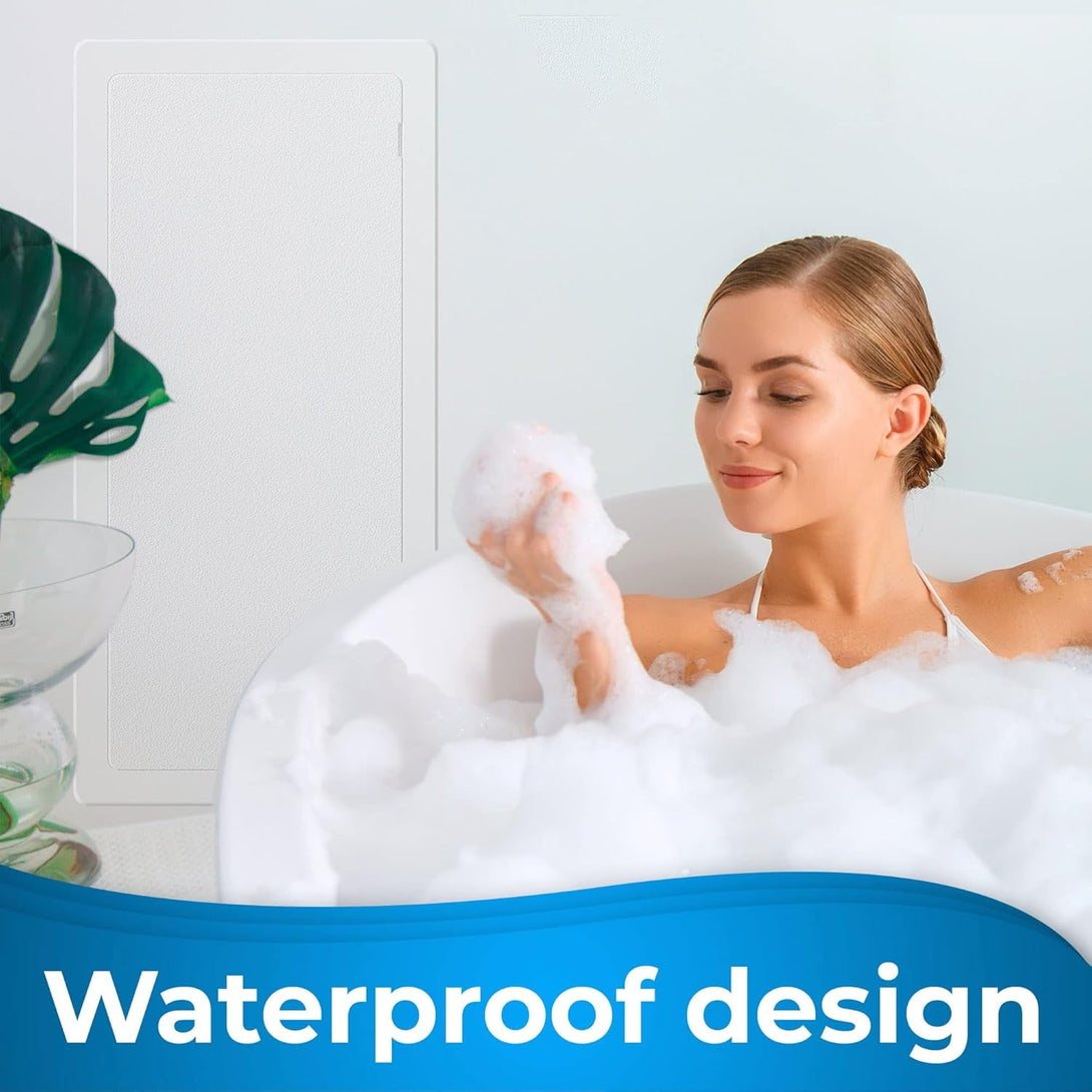 Access Panel for Drywall - 14 X 29 Inch - Wall Hole Cover - Access Door - Plumbing Access Panel for Drywall - Heavy Durable Plastic White