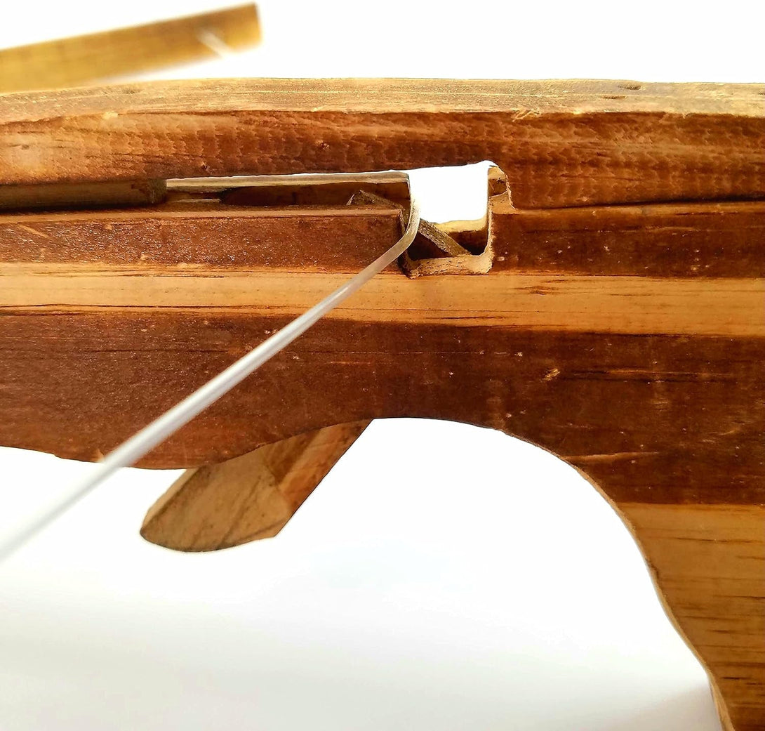 Adventure Awaits! - Handmade Wood Toy Crossbow Set - 10 Wood Arrows and a Quiver - for Outdoor Play