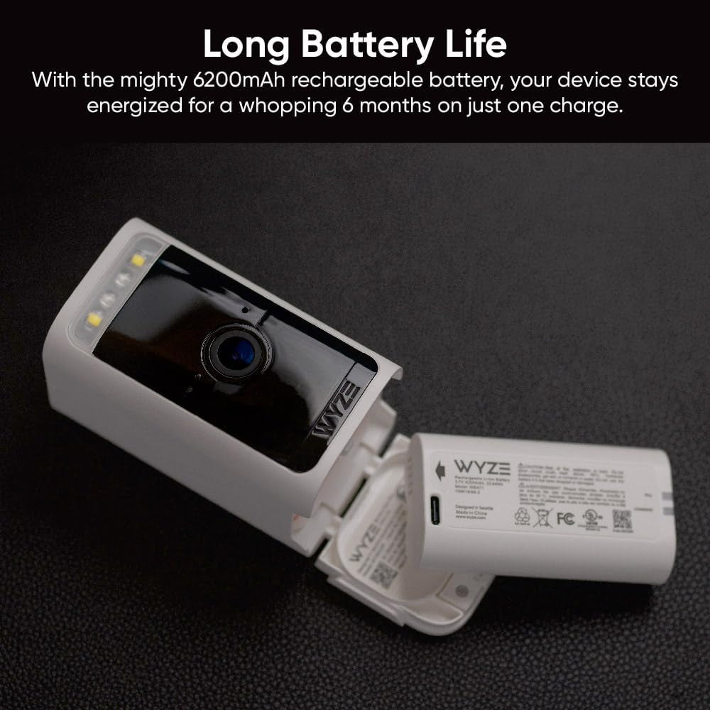 WYZE Removable Battery Pack Battery Cam Pro and Duo Cam Doorbell