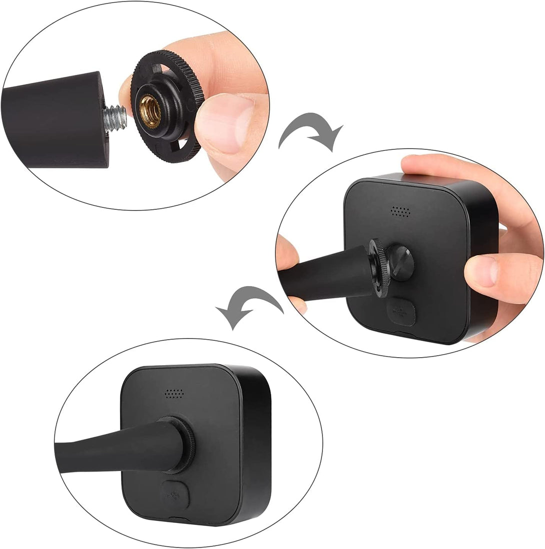 ALERTCAM 2Pack Flexible Twist Mount for Blink XT, Blink XT2, Blink Mini, Blink Outdoor 4 (4Th Gen) / (3Rd Gen) Wireless Home Security Camera System - Black