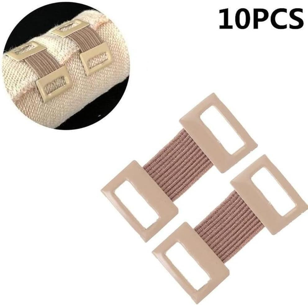 10Pcs/ Bag White Replacement Elastic Bandage Stretch Wrap Metal Clips Fastening Clips Hooks Adhesive Bandages Health and Household Bandages and Bandaging Supplies