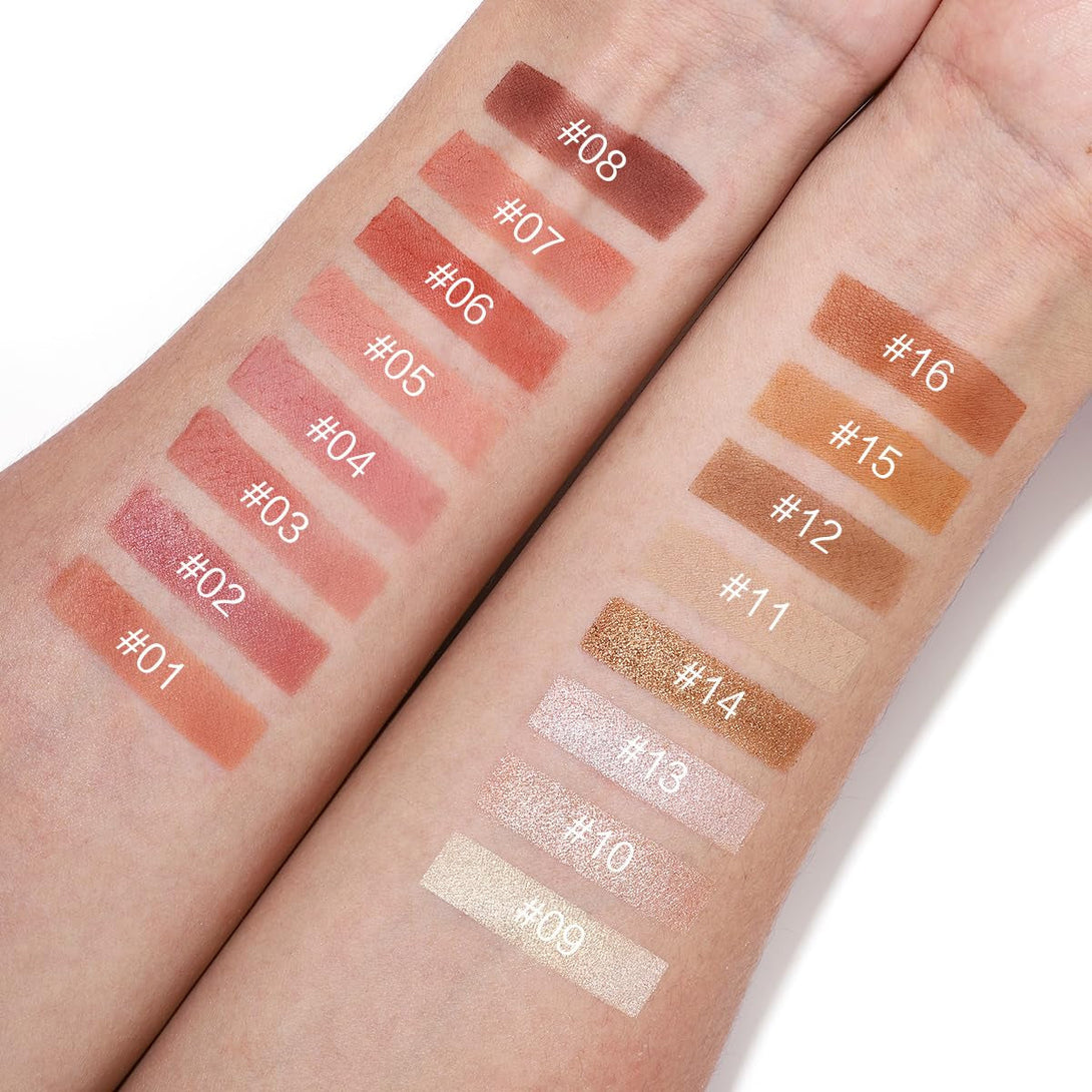 16 Colors Contour Palette Make up - Blush Highlighters Bronzer Powder All in One Makeup Palettes Contour Kit - Face Cosmetics Gifts for Women Beauty for Festivals