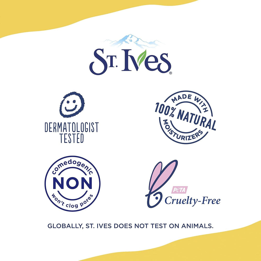 St. Ives Face Moisturizer Cream, Collagen and Elastin, Renewing Facial Moisturizer for Women, Paraben Free, Dermatologist Tested Daily Moisturizing for Dry Skin Cruelty Free, 10 Oz