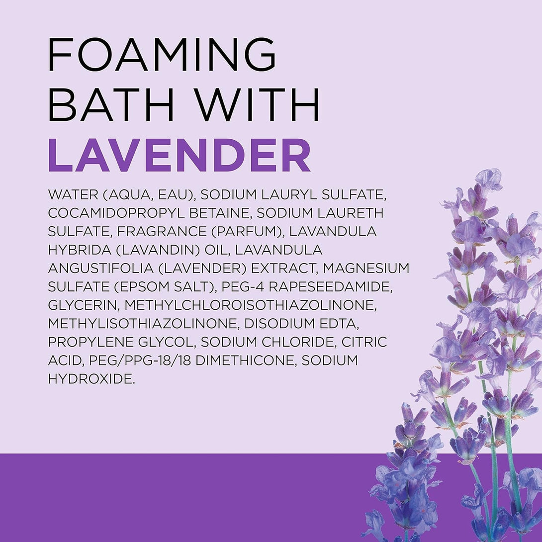 Dr Teal'S Foaming Bath with Pure Epsom Salt, Soothe & Sleep with Lavender, 34 Fl Oz