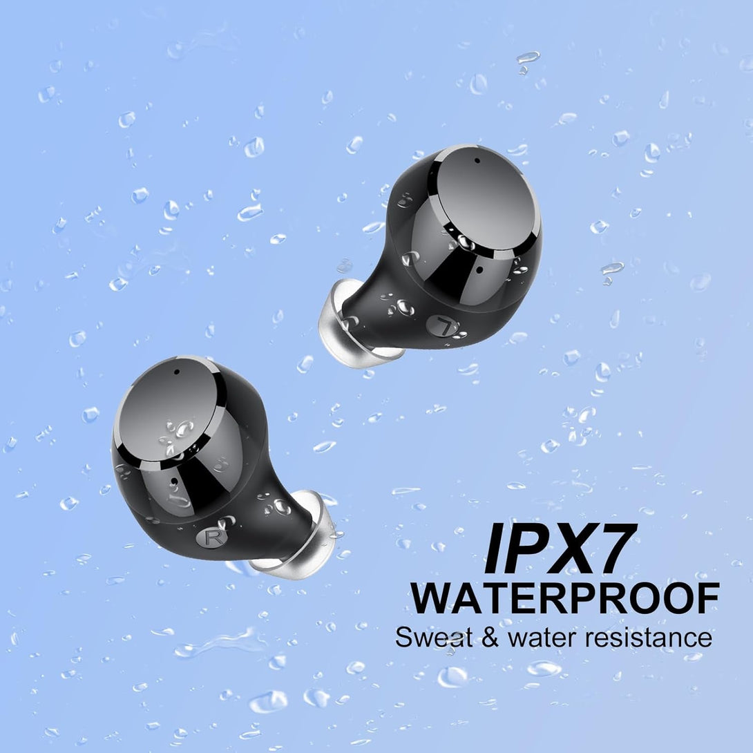 Ear Buds Wireless Bluetooth Earbuds Bluetooth 5.3 Headphones with 4 ENC Noise Cancelling Mic Powerful Bass In-Ear Earbuds with LED Display 128H IP7 Waterproof 2024 New Earphones for Ios/Android