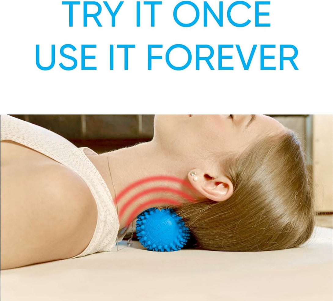 Dr. Cohen’S Heatable Deep Tissue Massage Ball - Acuball Trigger Point Massage Therapy for Myofascial Release and Exercise - Effective Back Massager Ball for Targeted Pain Relief