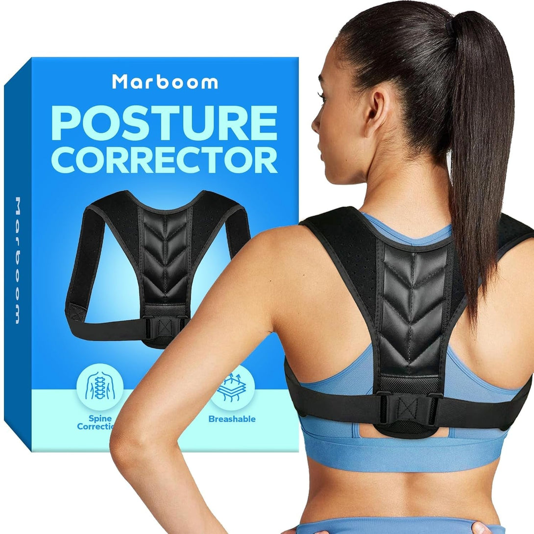 Back Straightener Posture Corrector, for Men and Women, Breathable anti Hunchback Straightening Belt, Fully Adjustable for Posture Support, Relief Shoulder, Back Pain