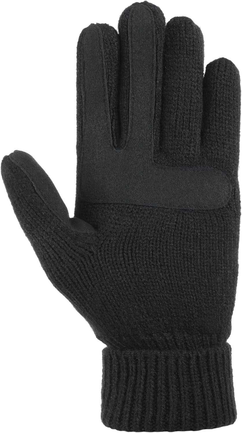 Isotoner Womens Cable Knit Gloves with Touchscreen Palm Patches