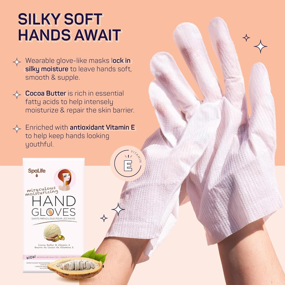Spalife Pink 10 Piece Spa Gift Set - Korean Skin Care Set with Travel Size Face, Hand, Foot & Nail Products - Skincare Bundle for Women