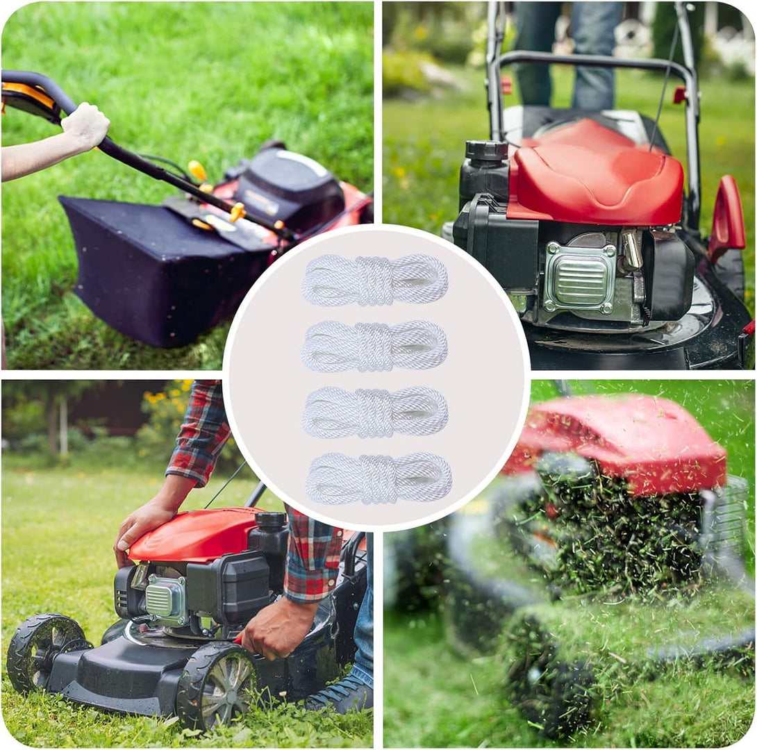 Adefol Recoil Starter Rope 4.8-Meter Pull Cord for Honda GX100 GX120 GX160 GX200 5.5HP 6.5HP Lawn Mower Chainsaw Trimmer Edger Brush Cutter Engine Parts