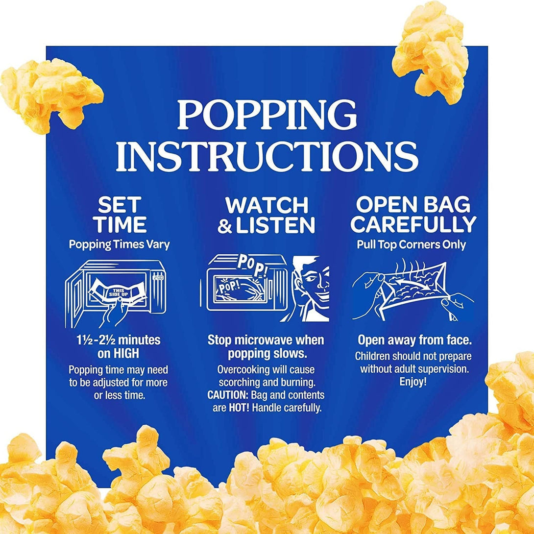 ACT II Butter Lovers Microwave Popcorn, 3-Count 2.75-Oz. Bags