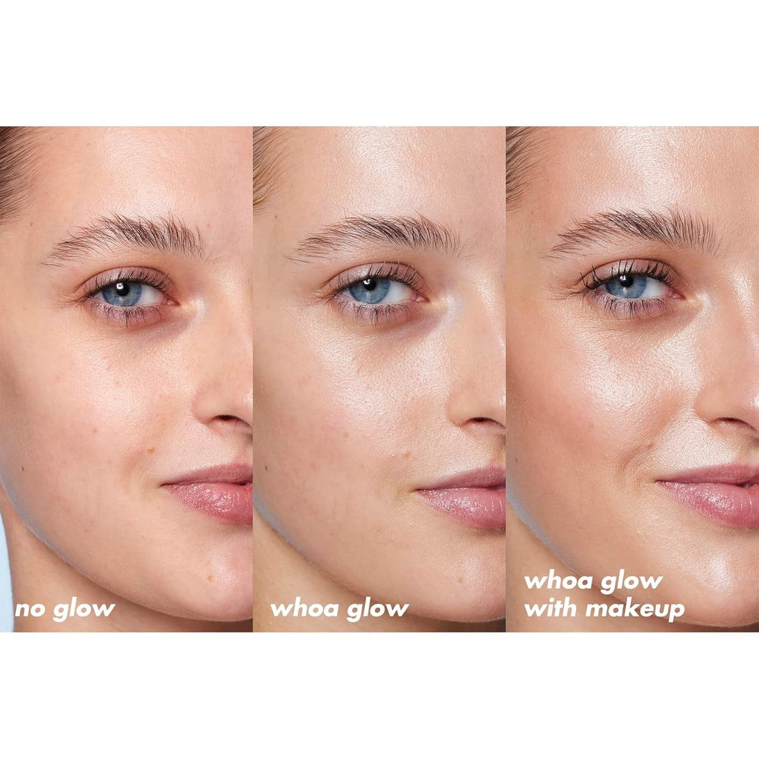 E.L.F. SKIN Suntouchable Whoa Glow SPF 30, Sunscreen & Makeup Primer for a Glowy Finish, Made with Hyaluronic Acid, Vegan & Cruelty-Free, Packaging May Vary, Sunbeam