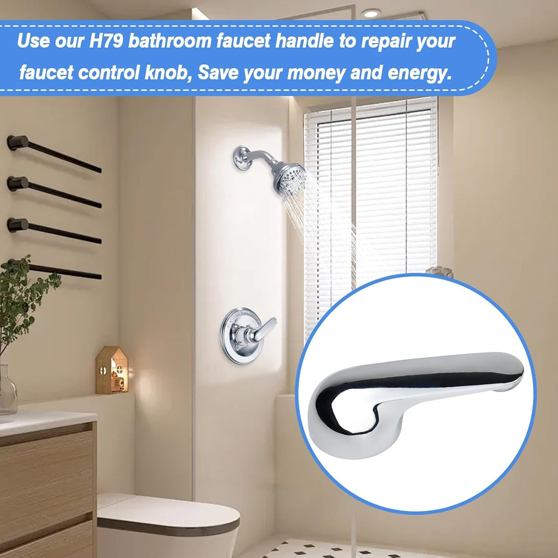 Single Metal Lever Handle Kit for 1300/1400 Series Tub Faucet for Delta H79, Chrome