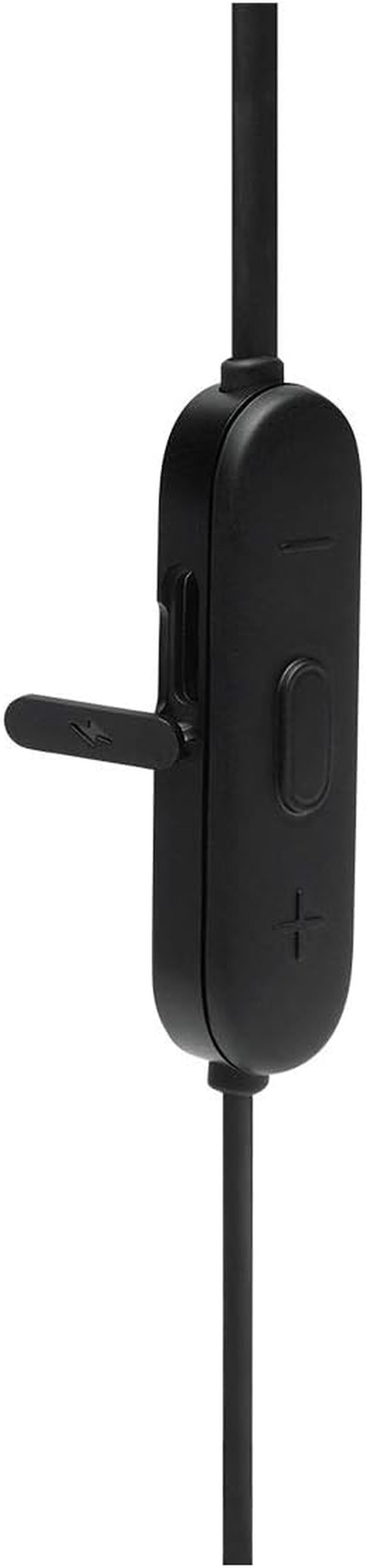 JBL Tune 215 - Bluetooth Wireless In-Ear Headphones with 3-Button Mic/Remote and Flat Cable - Black, Small