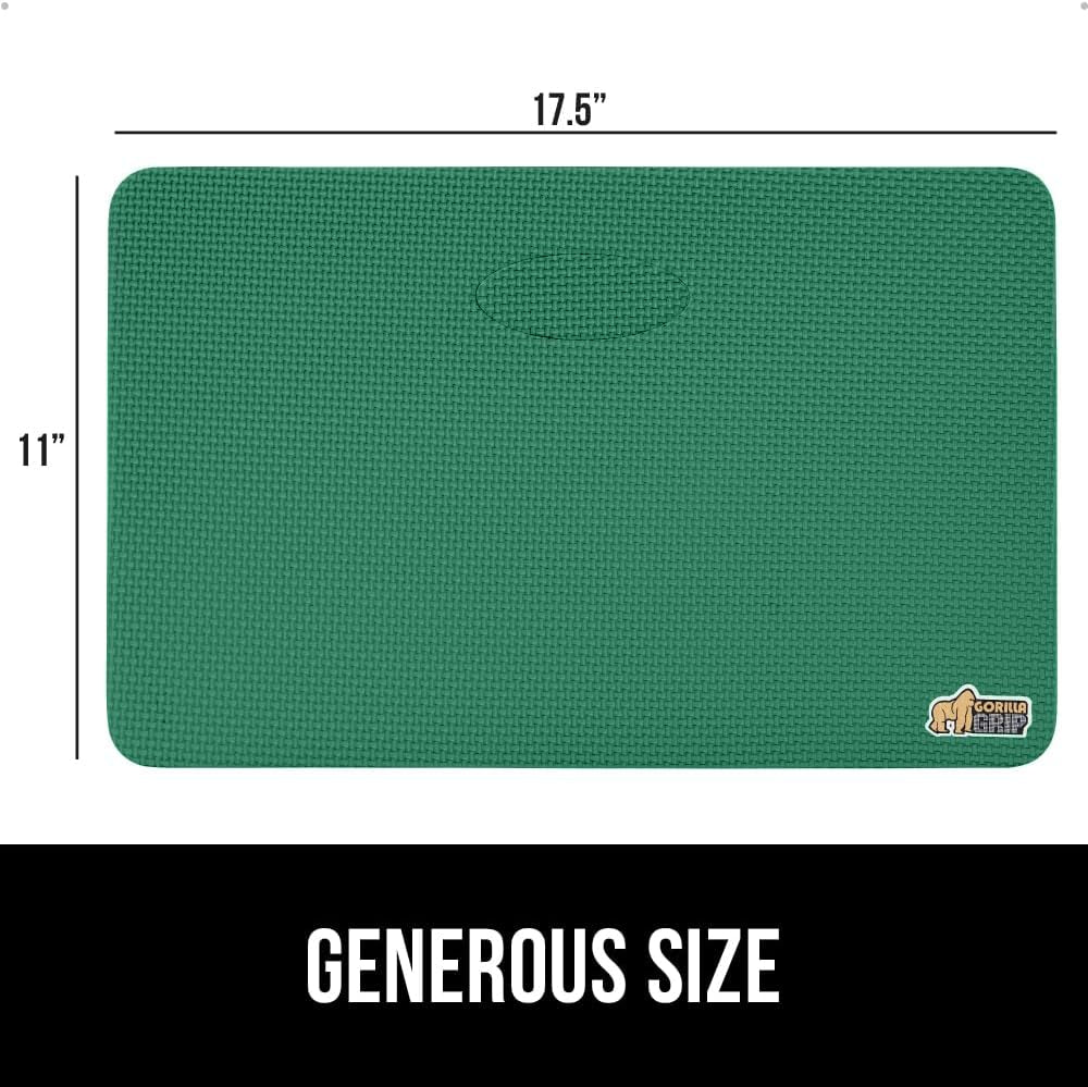 GORILLA GRIP Extra Thick Patent Pending Garden Kneeling Pad, Supportive Soft Foam Knee Cushioning for Gardening, Water Resistant Construction, Bathing Baby, Workout Supplies, Lightweight
