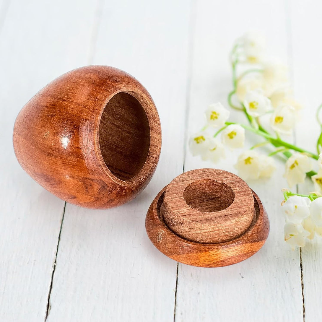 2 Packs Wooden Small Urns for Human Ashes Keepsake, Mini Urns for Ashes, Cremation Urns for Human Ashes Adult Male Female Pet,Keepsake Wood Urns with Velvet Bag
