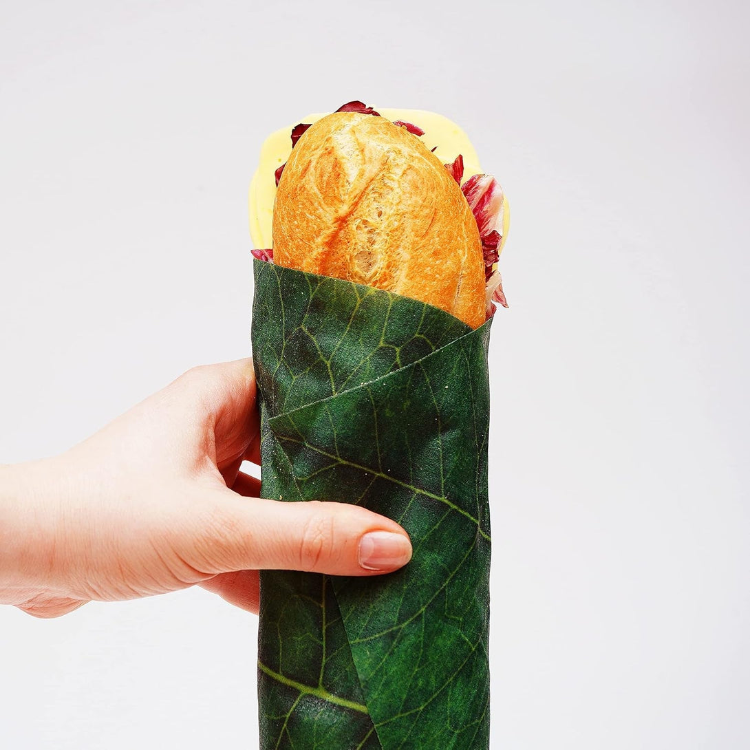 Suck UK | Leaf-Shaped Beeswax Wraps | Eco Friendly Beeswax Wrap | Reusable Food Storage | Kitchen Organization | Food Storage Containers | Reusable Pantry Storage