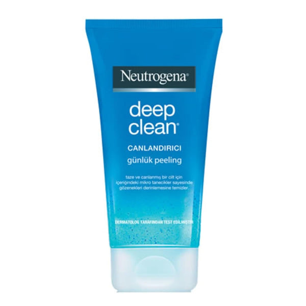 Neutrogena Deep Clean Invigorating Foaming Facial Scrub with Glycerin, Cooling & Exfoliating Gel Face Wash to Remove Dirt, Oil & Makeup, 4.2 Fl. Oz