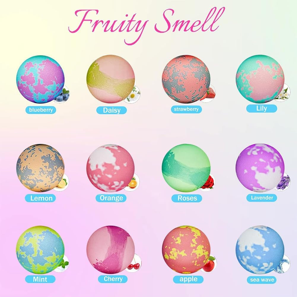 Unicorn Bath Bombs for Girls Kids, 20 Pack Bath Bombs Gift Set With, Handmade Bath Bombs for Girls with Surprise Inside, Birthday Children'S Day Halloween Christmas Gifts