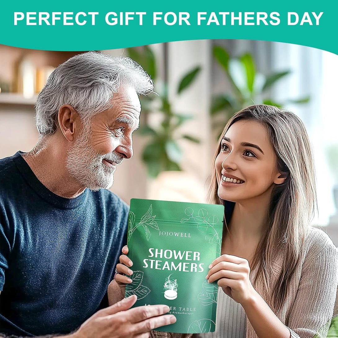 Shower Steamers Aromatherapy - 18 Pack Shower Bombs Birthday Gifts for Women Men, Organic with Eucalyptus Mint Essential Oils, Eucalyptus for Shower, Father'S Day Dad Gifts for Husband from Wife