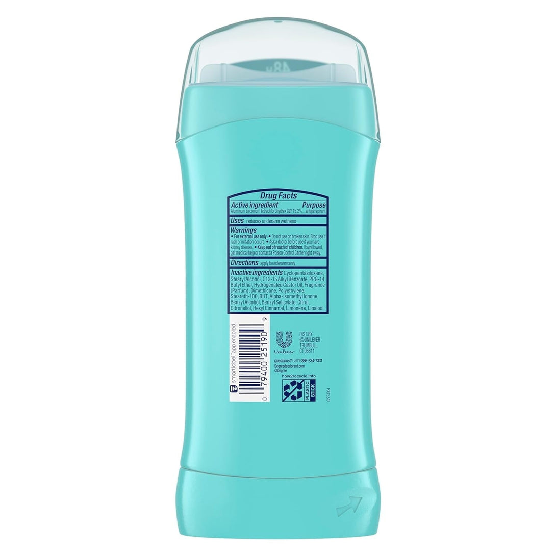 Degree Original Antiperspirant Deodorant Shower Clean 48-Hour Sweat & Odor Protection Antiperspirant for Women 2.6 Oz