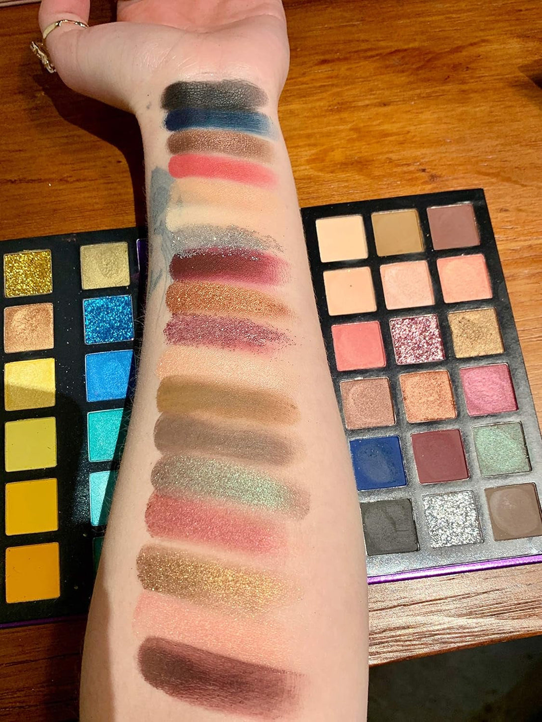 72 Colors Ultra Secret Eyeshadow Palette, 4 In1 Color Board Matte Shimmer Glitter Nude Natural All in One Makeup Palette Blendable Pigmented Make up Eye Shadow Pallet Gift Kit