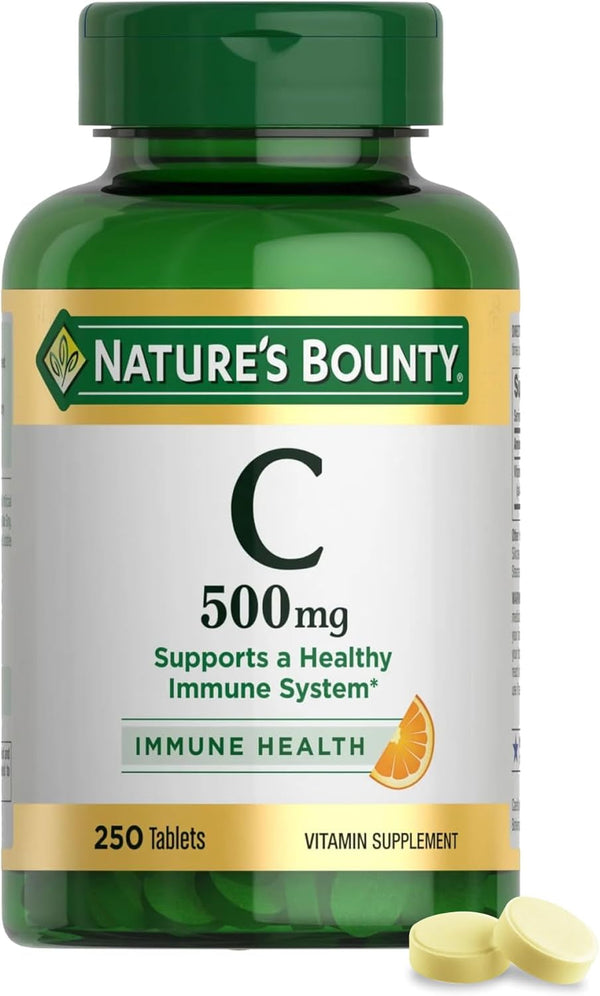 Nature'S Bounty Vitamin C, Supports a Healthy Immune System, Vitamin Supplement, 500Mg, 250 Tablets