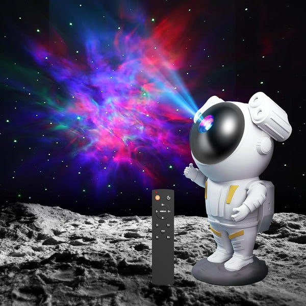 Astronaut Galaxy Projector - Starry Sky Night Light with Timer and Remote Control, Perfect for Bedroom and Ceiling, Great Gift for Kids and Adults