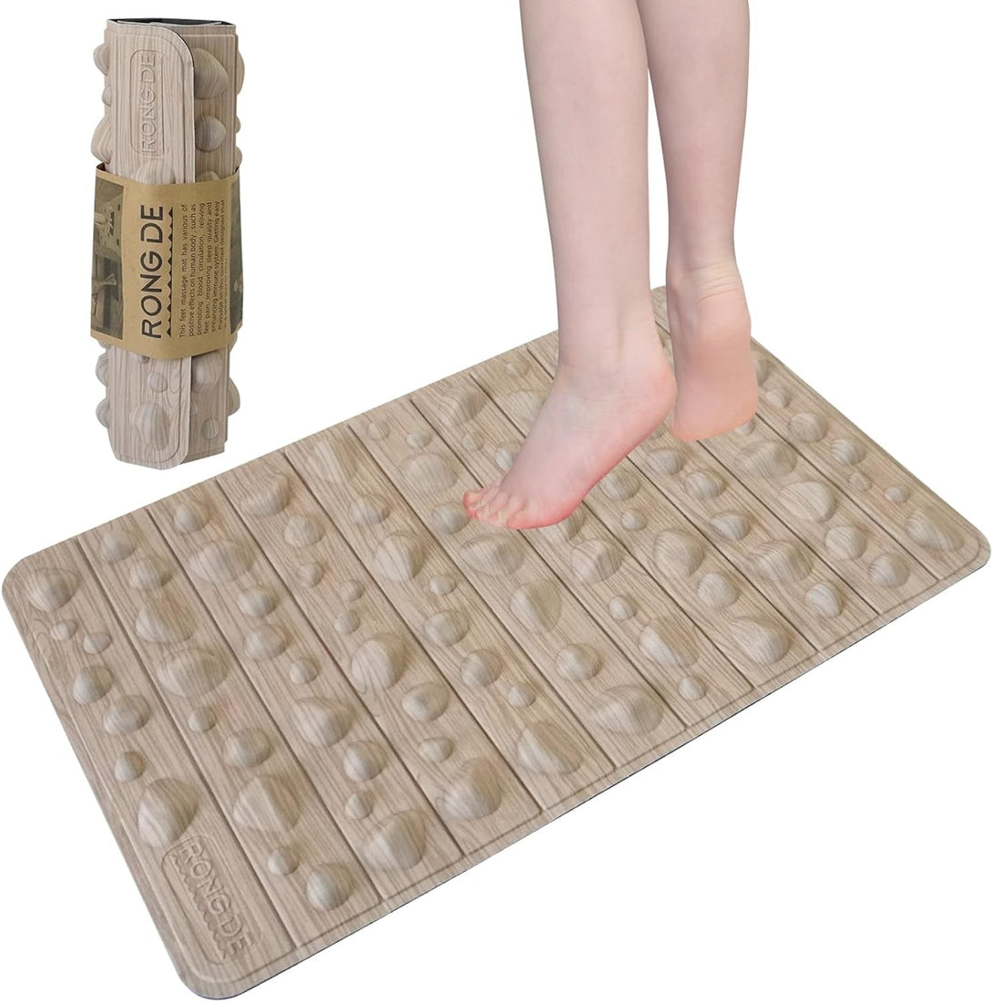 Foot Massage Mat, anti Fatigue Mat Standing Desk Office Mat Foot Massage Tool for Yoga Travel Bathroom All-Purpose Acupressure Mat Sensory Pad Desk Floor Mat Standing Pad Work Mat 20” X 12”
