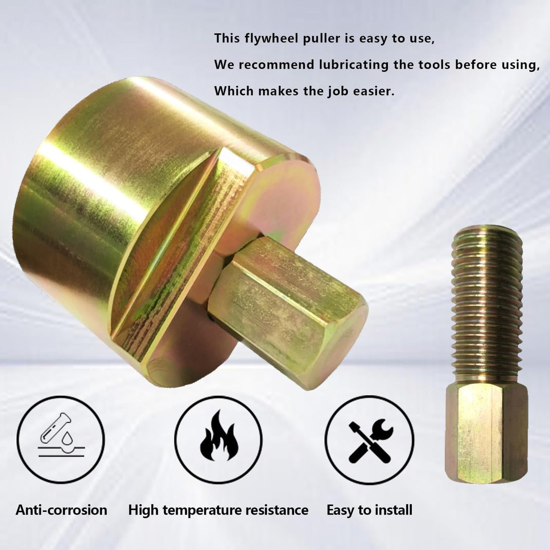 50Mm X 1.5LH Flywheel Puller Fit for Polaris RZR 570 900 1000 Sportsman ACE 570 800 900 Ranger 570 900, Flywheel Reomval Tool for Polaris ATV Off-Road Vehicle