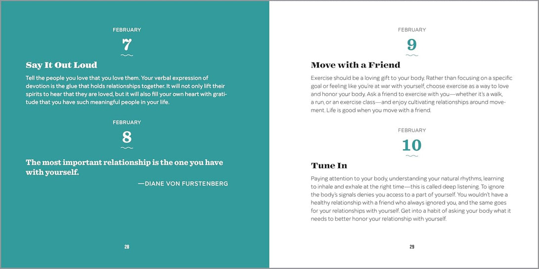 A Year of Self-Care: Daily Practices and Inspiration for Caring for Yourself (A Year of Daily Reflections)
