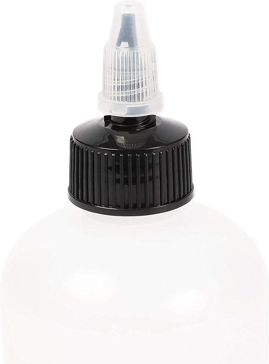 Juvale Boston round Squeeze Bottles with Twist Caps (8 Oz, White, 12 Pack)