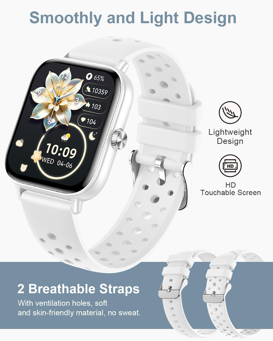 Smart Watches for Women Men [Make/Answer Calls/Ai Voice/Female Health] Android Phones Iphone Compatible, 1.83”Fitness Tracker Watch for Women Activity Trackers and Smartwatch, 120+ Sport Modes