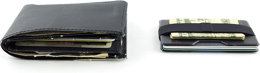 Radix One Slim Wallet - Minimalist Ultralight Polycarbonate Money Clip
