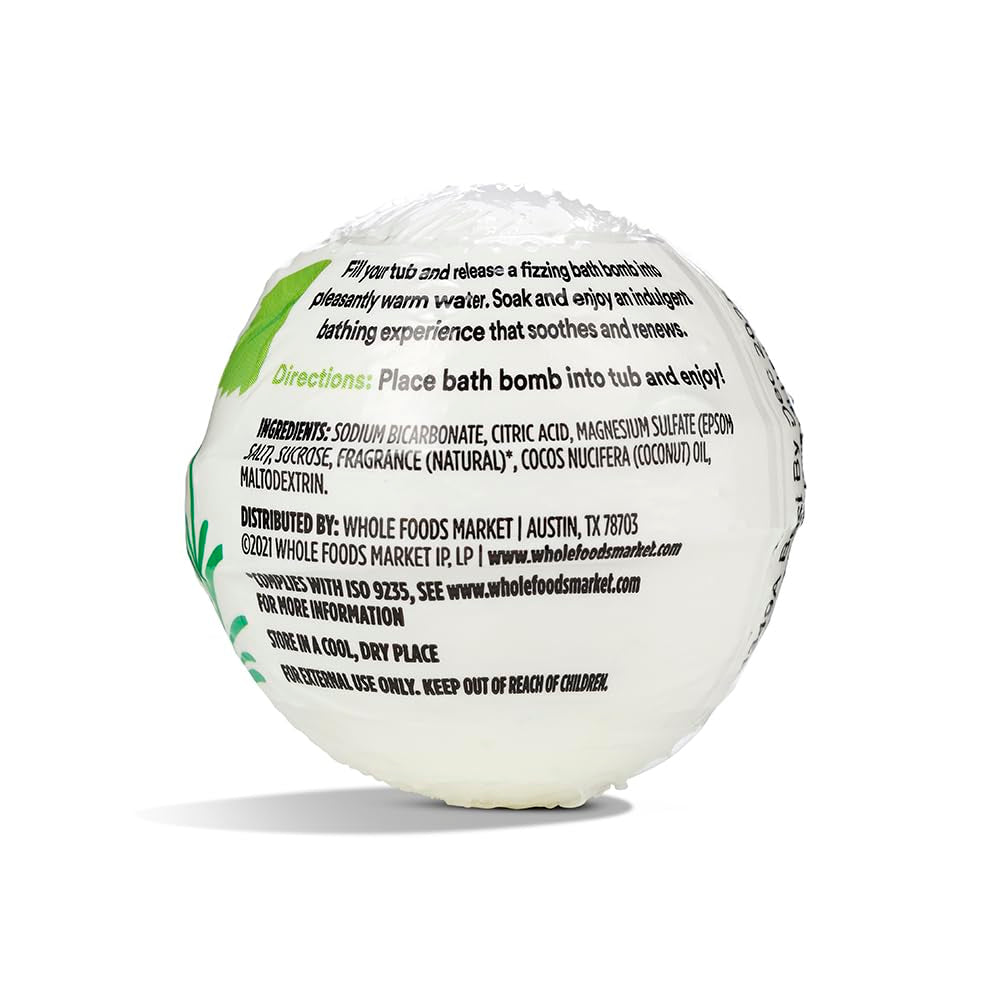 365 by Whole Foods Market, Fizzing Epsom Bomb, Muscle Soak, 2.3 Ounce