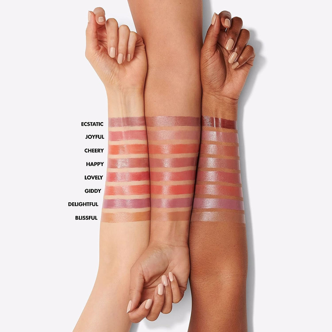 E.L.F. Hydrating Core Lip Shine, Conditioning & Nourishing Lip Balm, Sheer Color Tinted Chapstick, Ecstatic, 0.09 Oz