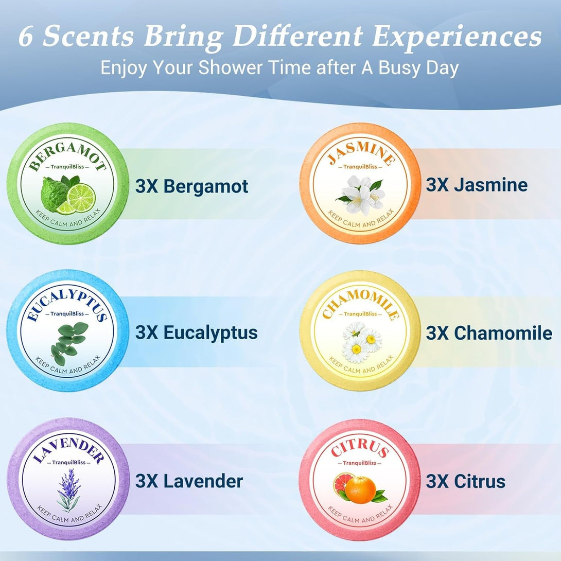 Shower Steamers, 18 PCS Set, Self Care Relaxation Shower Tablets with Shea Butter, Shower Bombs, Christmas Gift Ideas for Mother'S Day, Women, Wife