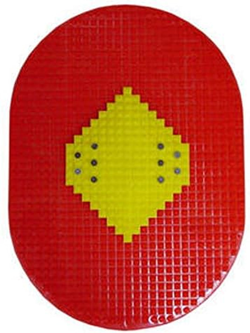 Acupressure Mat Bumper with Magnets Pyramids for Pain Relief and Total Health 14X10" Useful for Heel Pain - Knee Pain - Leg Pain with Acupressure Health Care Systems Hyderabad