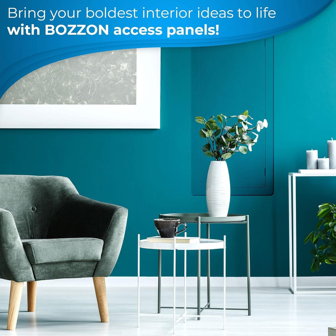 Access Panel for Drywall - 14 X 29 Inch - Wall Hole Cover - Access Door - Plumbing Access Panel for Drywall - Heavy Durable Plastic White