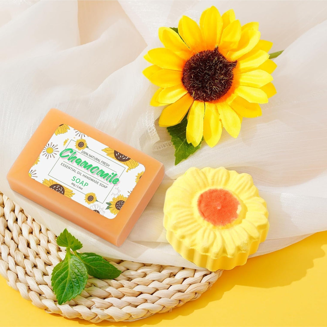 Birthday Gifts for Women, Sunflower Get Well Soon Gifts, Feel Better Gift Care Package for Women, Her, Sister, Mom, Best Friends, Surgery Recovery, Thinking of You Gift Basket