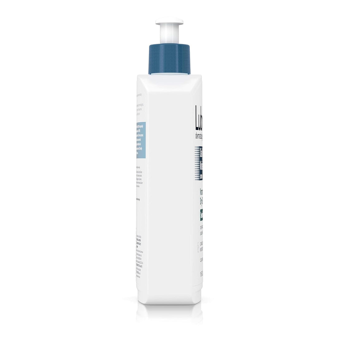 Lubriderm Daily Moisture Body Lotion for Sensitive, Dry Skin, Enriched with Vitamin B5, Dye and Lanolin Free, Unscented and Non-Greasy, 16 Fl. Oz