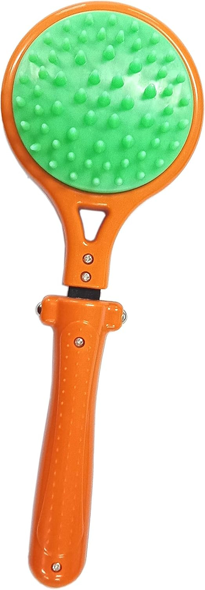 Zdycgtime Massage Hammer,Multifunctional Stretchable Health-Preserving Back Scratcher and Body Relaxation Massager,For Household, Office Workers Blood Circulation Tool(Orange)