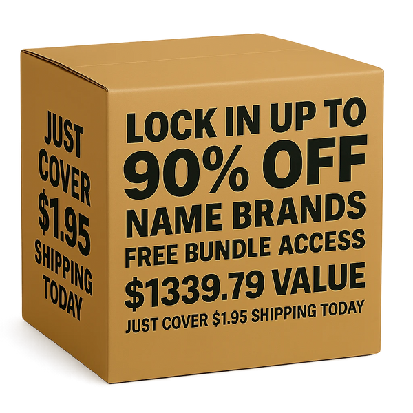Access To FREE SAMPLES + UPTO 90% OFF ALL NAME BRANDS
